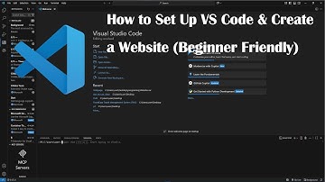Install VS Code + Build Your First Website in 1 Minute!  #Coding