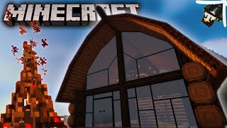 Lit the most custom cabin in minecraft