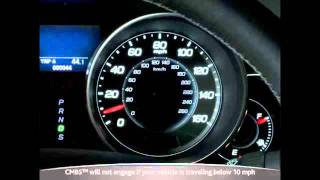 2011 2010 Acura MDX Collision Mitigation Braking System (CMBS) Tutorial