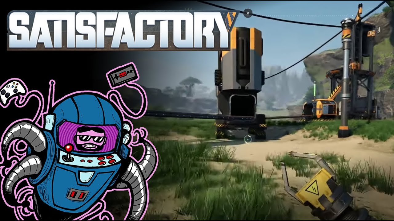 First time playing or even seeing this game | Satisfactory - YouTube