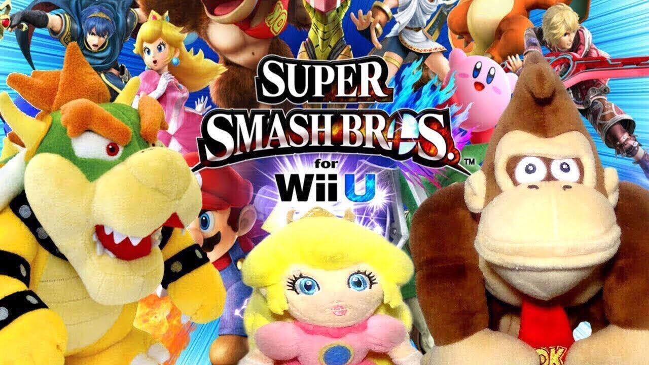 Bowser, Peach And DK Play: Super Smash Bros Wii U