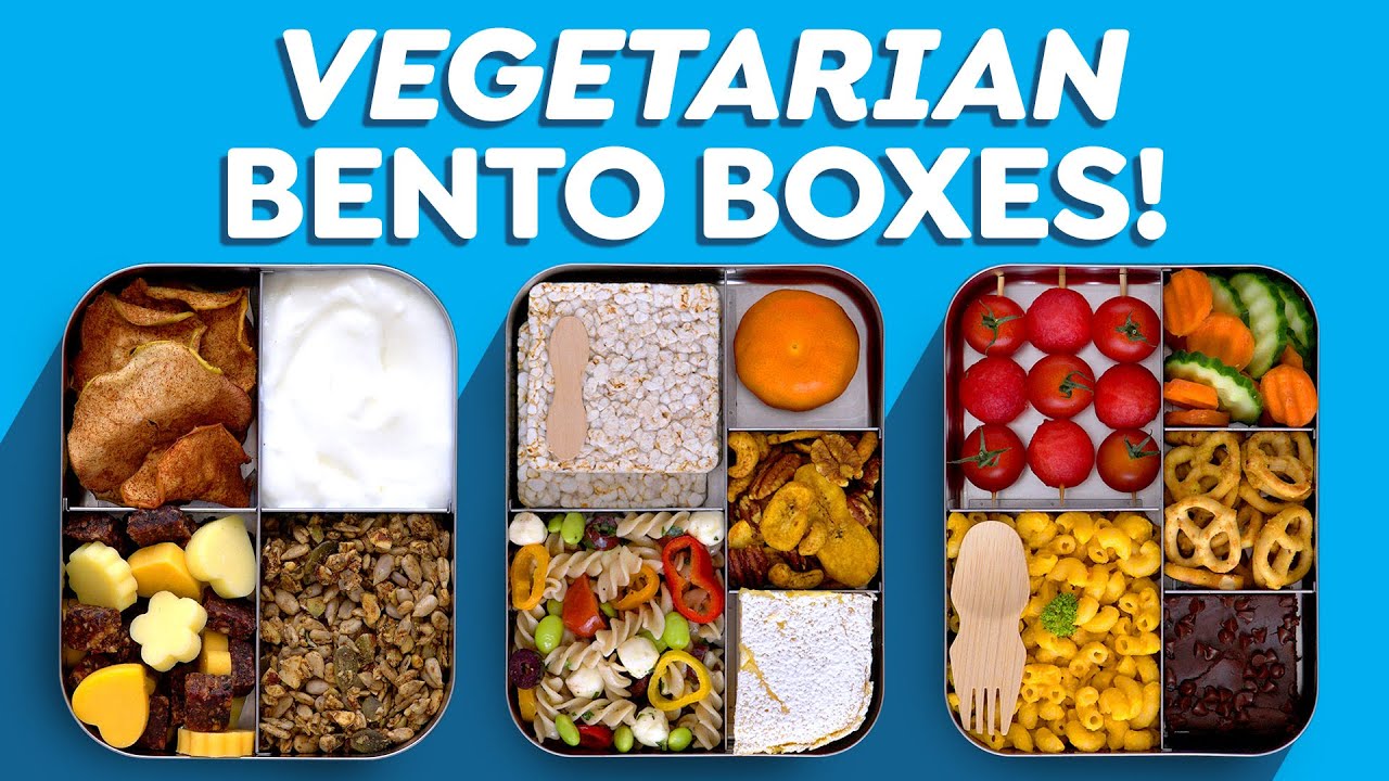 Easy Bento Box Lunch Ideas for Kids – Pescatarian & Vegetarian 