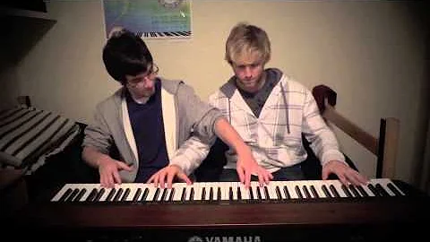 Sleigh Ride Duet Fantasy | Frank & Zach Piano Duets