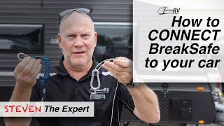 How to connect BreakSafe to your tow vehicle from your caravan