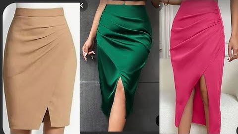 How To Draft A Draped Skirt  Pattern / How To Make A Ruched Skirt pattern