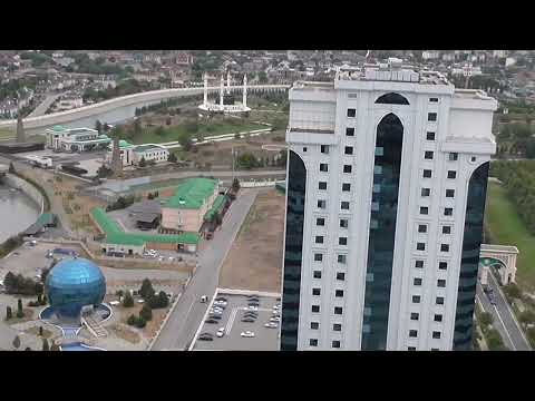 Чеченская Республика Грозный -Сити  Смотровая площадка Мечеть Сердце Чечни - Смотреть видео с Ютуба без ограничений