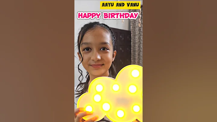 Mini Vlog 556 - Aayu Ka BIRTHDAY 🎂🥳😍🤩  #aayuandvanu #shorts #ytshorts #youtubeshorts #trending