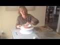 How to - make a round cake base to fit any size of cake