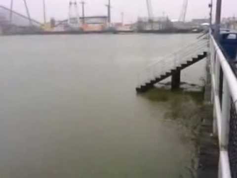 Wildwood Boardwalk Hurricane Sandy 10:52 Am 10/29/12