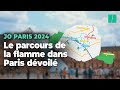 Voici le parcours de la flamme olympique dans tous les arrondissements de la capitale