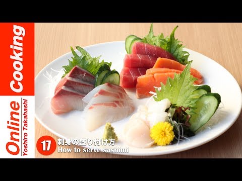 刺身の盛り付け方 100均の器にスーパーの刺身を豪華に盛る 17 How To Serve Sashimi Youtube