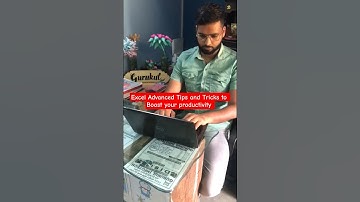 Advance Excel Tips & Tricks to Boost your productivity #excel #exceltips #exceltricks #shorts #xls