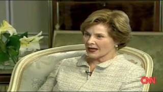 Laura Bush Discusses Michelle Obama