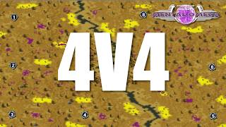 Life in the Oasis 4v4.  [C&amp;C Mental Omega PVP | Red Alert 2]