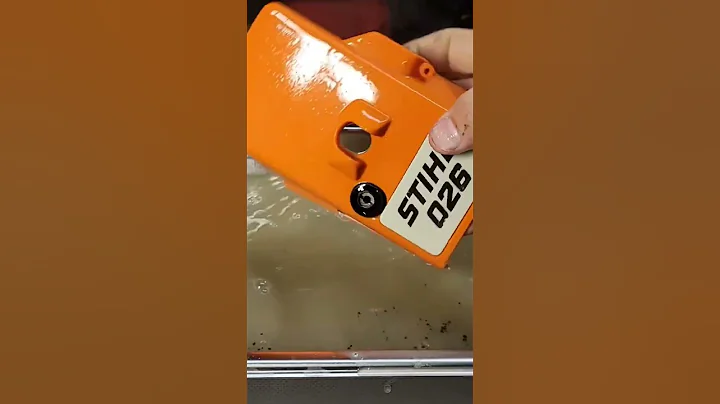 Ultrasonic cleaner vs dirty chainsaw parts!!