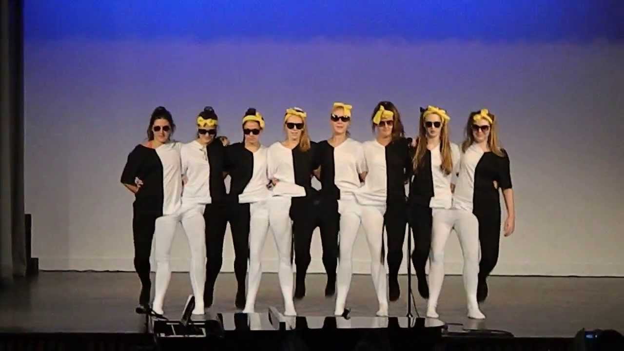 IGGS - YR 12 Black and White tights dance - 2013 