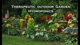 Hydroponics Garden Vegetables - Solar Powered Automatic Flood &amp; Drain System