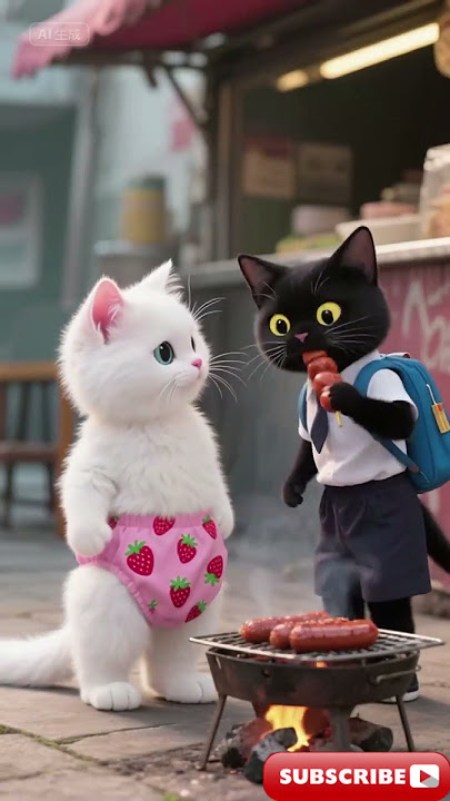 🍖🐭 From Explosions to Sausages: A Kitten’s Dark Secret 🔥