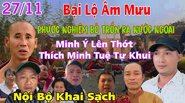 Bại Lộ Âm Mưu PN Bỏ Trốn Nội Bộ Khai Sạch Minh Ý Lên Thớt Thích Minh Tuệ Tự Khui Hết 