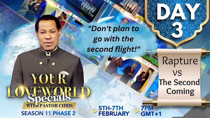 DAY 3: YOUR LOVEWORLD SPECIALS WITH PASTOR CHRIS || SEASON 11 PHASE 2 ||