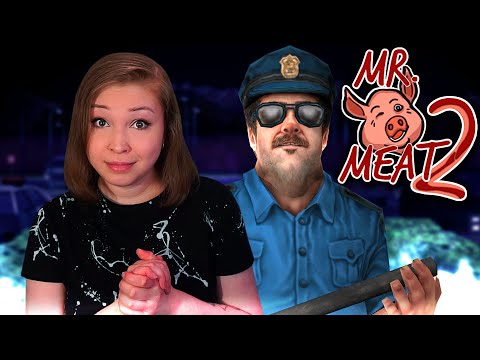 Видео: ПОБЕГ ЧЕРЕЗ ГЛАВНЫЙ ВХОД ОТ МИСТЕРА МИТА 2! [Полное прохождение Mr. Meat 2: Побег из тюрьмы] №2