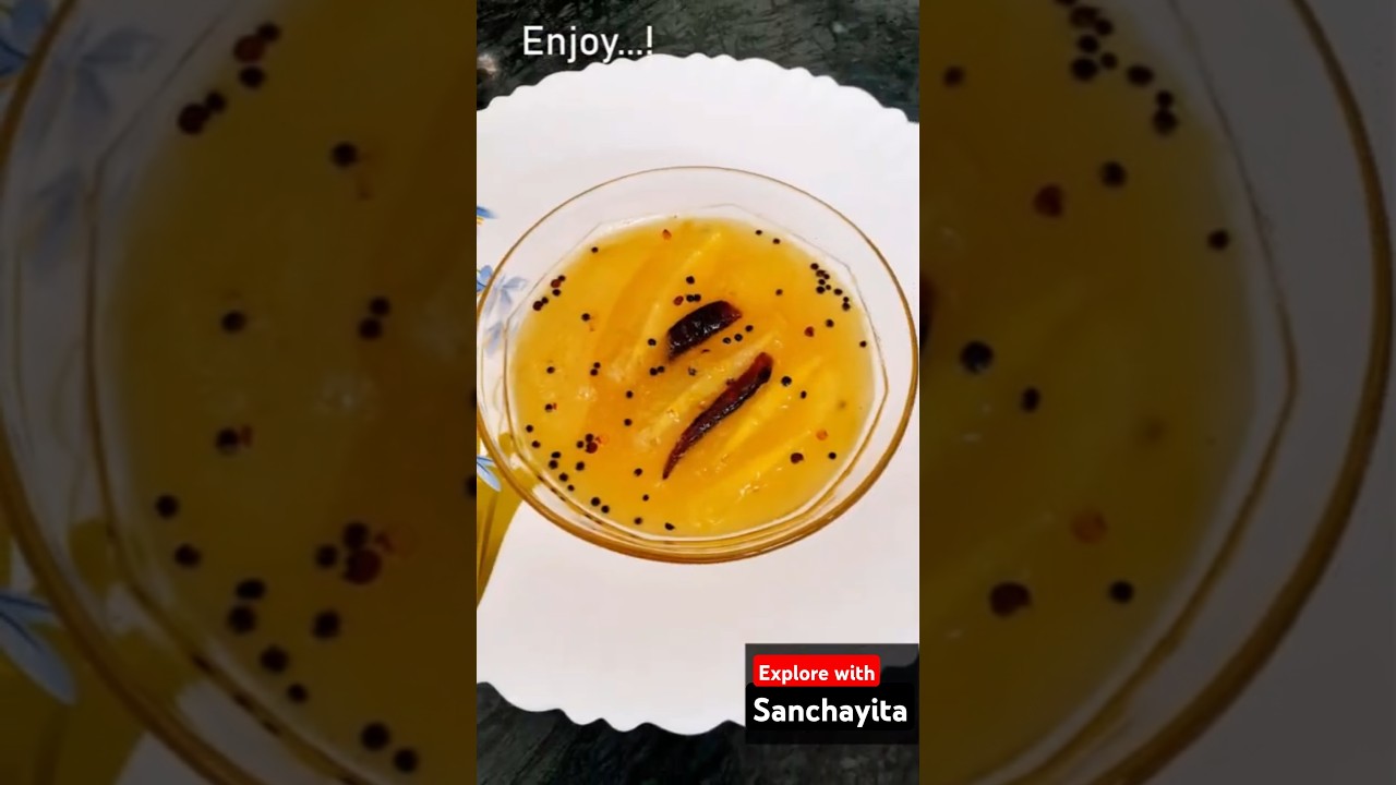 Traditional Aamer Tok: Bengali Style Raw Mango Chutney | Kacha aamer chutney recipe | Aam ki launji