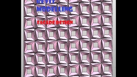 Revit adaptive parametric Modelling façade design (Window  Frame)