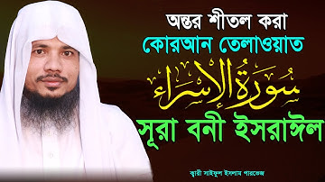 সূরা বনী ইসরাঈল || Surah Israel ||  হৃদয় ছোঁয়া سورة الإسراء || Qari Saiful Islam Parvej
