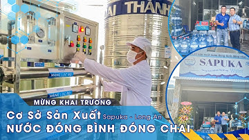 Wepar Hoàn Thiện Và Bàn Giao Hệ Thống Lọc Nước Đóng Bình Đóng Chai SAPUKA Tại Long An