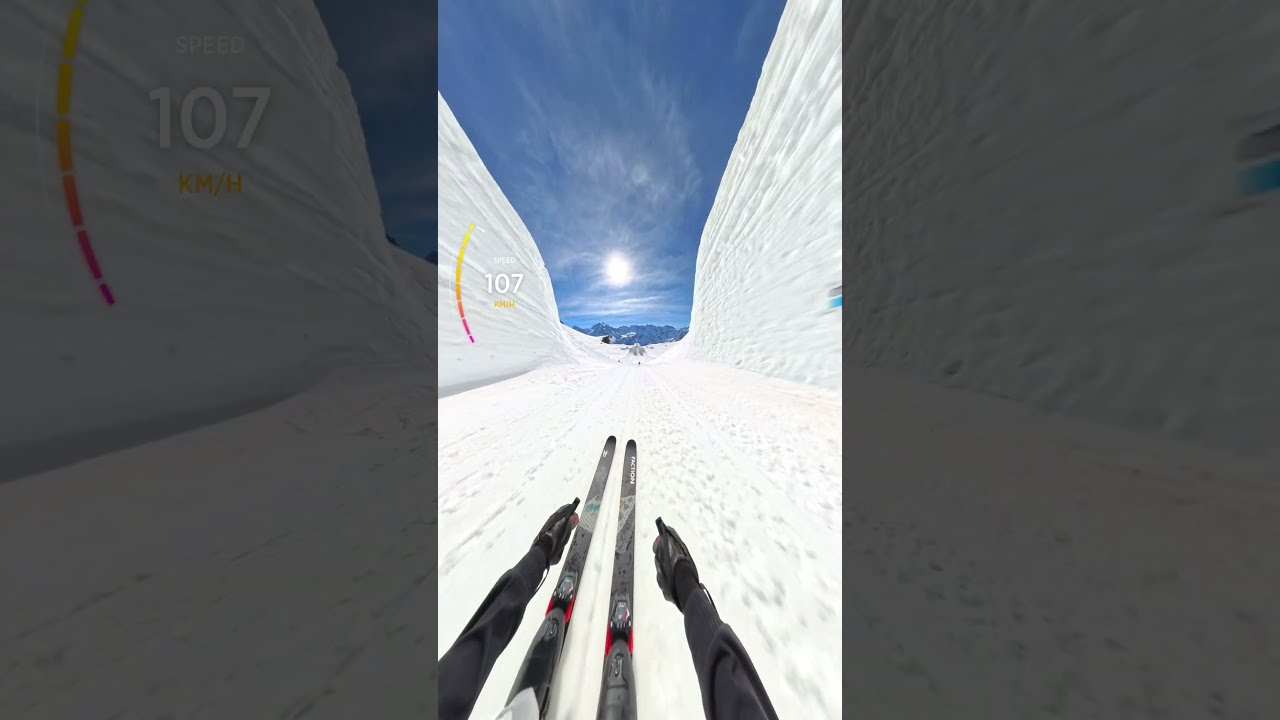 Attempting A 100ft Ski Jump