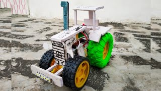 RC Tractor  Model With Land Leveler || Best Homemade Powerful Experiment 