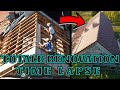 Un couple reconstruit une toiture de 140 ans time lapse  2ans de travaux