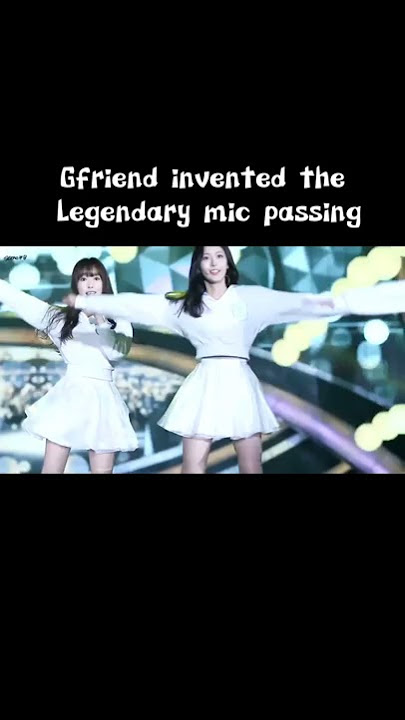 The perfect mic passing by GFRIEND ❤️