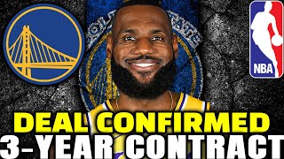 URGENT! WARRIORS MAKE BIG ANNOUNCEMENT ABOUT LEBRON JAMES! FINNALY FANS! GOLDEN STATE WARRIORS NEWS