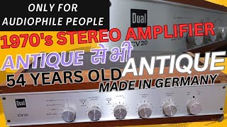 Dual CV 20 Stereo Integrated Amplifier (1970) hifi made in germany For Sale Dual CV 20 Stereo Integrated Amplifier (1970) hifi made in germany For Sale