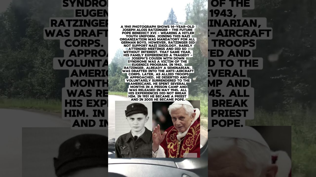 14 Year Old Joseph Alois Ratzinger World Military Shorts Trend