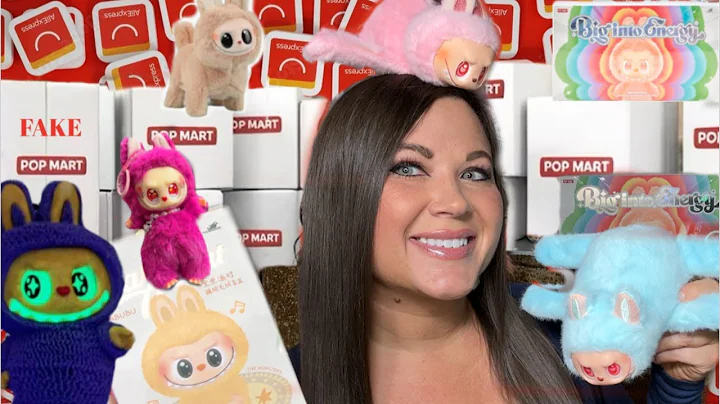 REAL VS FAKE ALIEXPRESS LABUBU POPMART blind box - Opening LAFUFUS