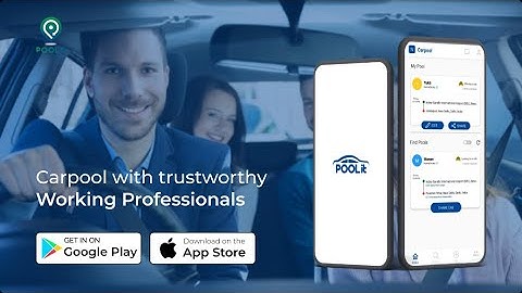 POOLit Carpool - Pool your rides with verified professionals