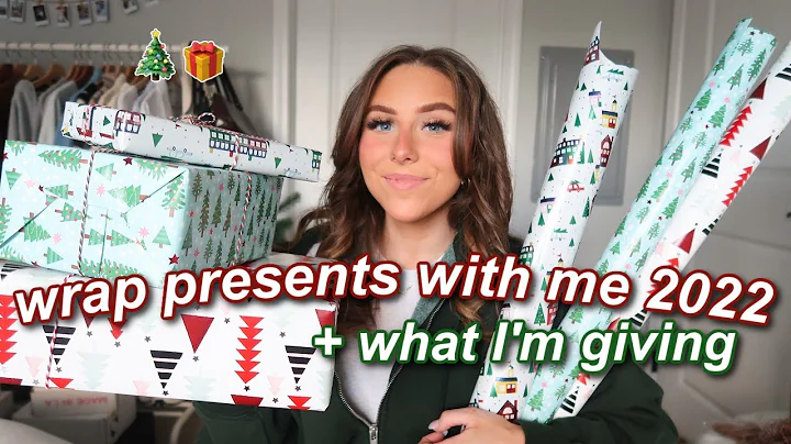 WRAP PRESENTS WITH ME 2022 + what I’m GIVING for christmas this year !!