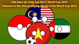 Việt Nam tại vòng loại thứ 2 World Cup 2022 - Football Countryballs Animation.