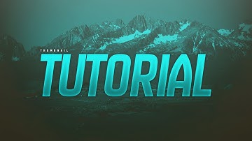 How To Make A Thumbnail For YouTube Videos In Photoshop CC/CS6 (2017)!!!!!
