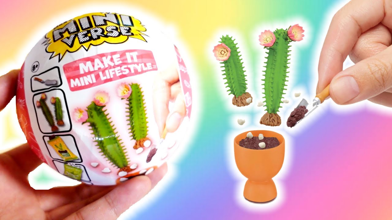 MAKING ***MORE*** MINIS! MiniVerse Make it Mini Lifestyle! (Tiny Pets,  Plants, and Candles!) 