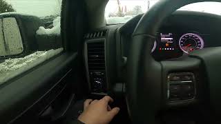 How to Change Speedometer Brightness Level in Dodge Ram 1500 II ( 2019 - now ) - Adjust Brightness