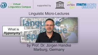 SEM_006 - Linguistic Micro-Lectures: Hyponymy