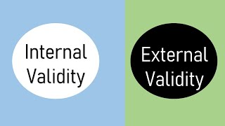 Difference between Internal Validity and External Validity