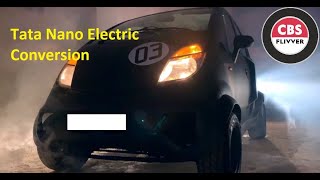 Tata Nano petrol to electric conversion