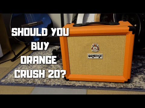 ORANGE CRUSH 20 - IS IT A GOOD AMP? Review & Sound Demo - YouTube
