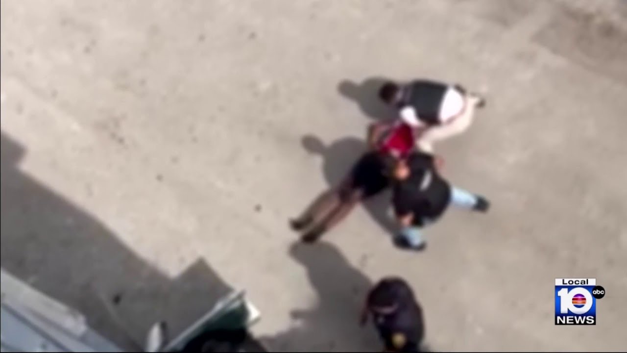 Video shows bloody man being arrested after police shooting, chase injured 2 cops in North Miami