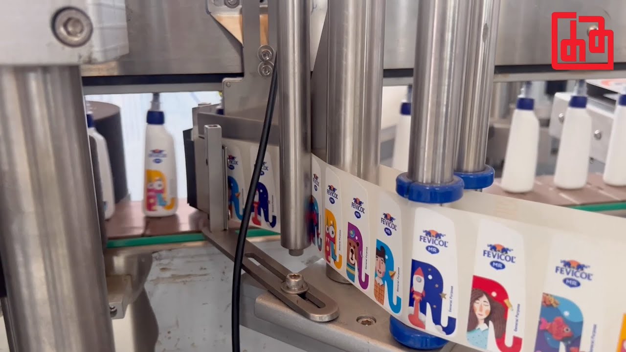 Maharshi Labelling Machine Glue Bottle Labeling Machine| Sticker Labeling Machine For Adhesive ...