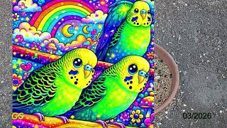 Zebrafinken, Wellensittiche, Zwergwachteln, Kanaren 1